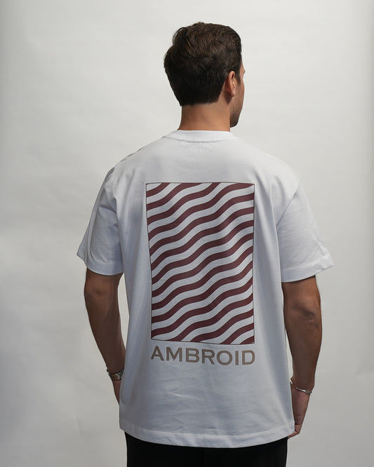 T-Shirt Unisex Wave White