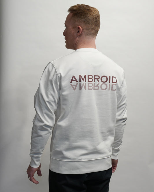 Sweatshirt Unisex Mirror White