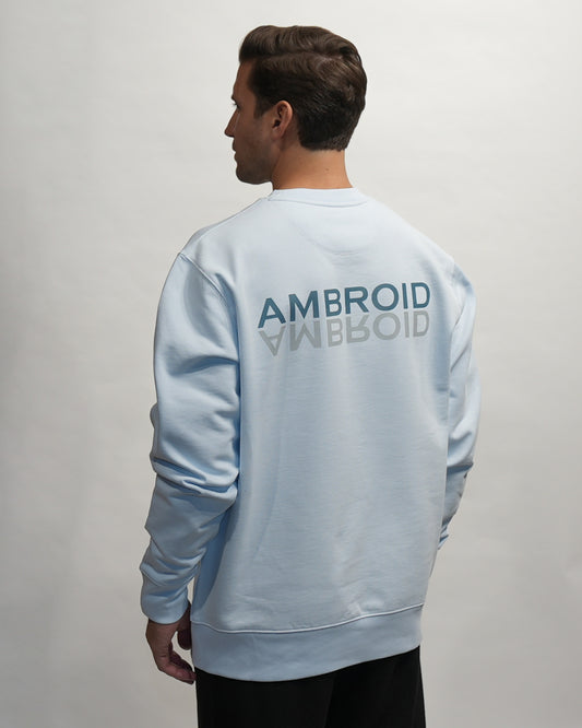 Sweatshirt Unisex Mirror Hellblau