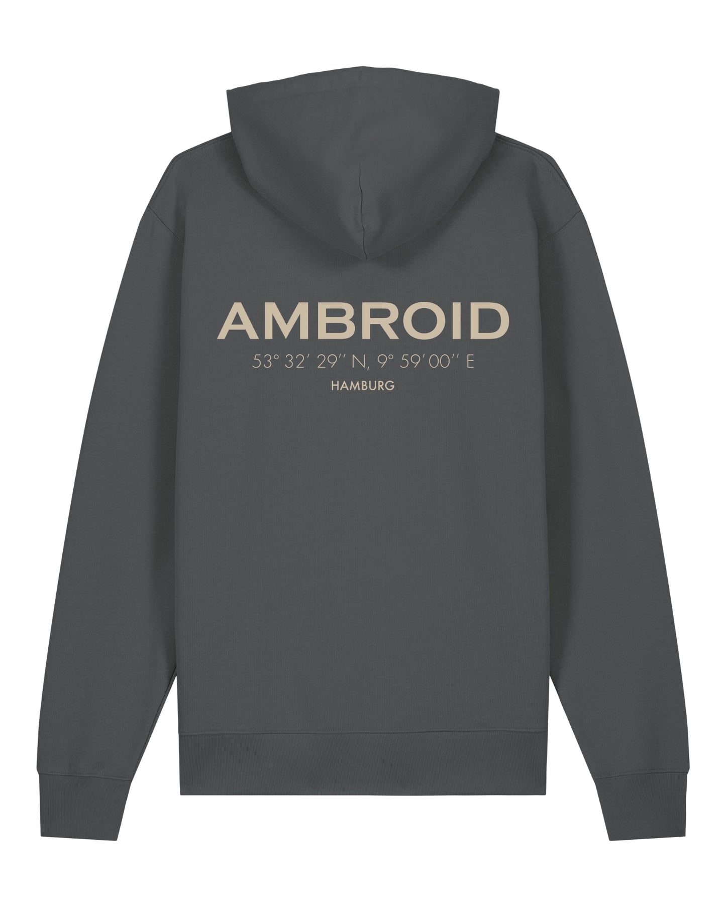 Hoodie Unisex Hamburg Anthracite / Printcolour selectable