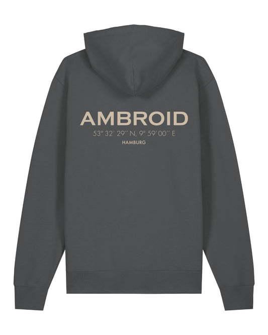 Hoodie Unisex Hamburg Anthracite / Printcolour selectable