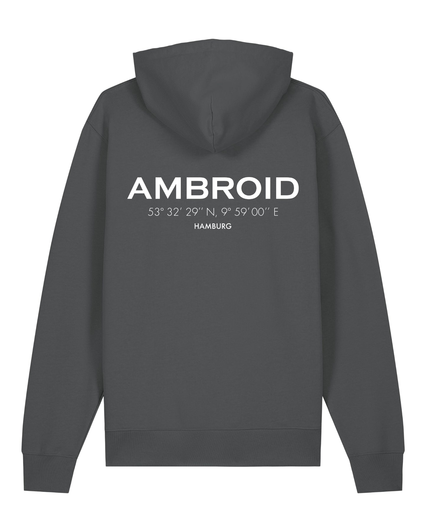 Hoodie Unisex Hamburg Anthracite / Printcolour selectable