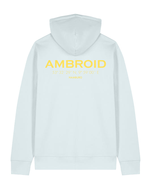 Hoodie Unisex Hamburg Hellblau / Printcolour selectable