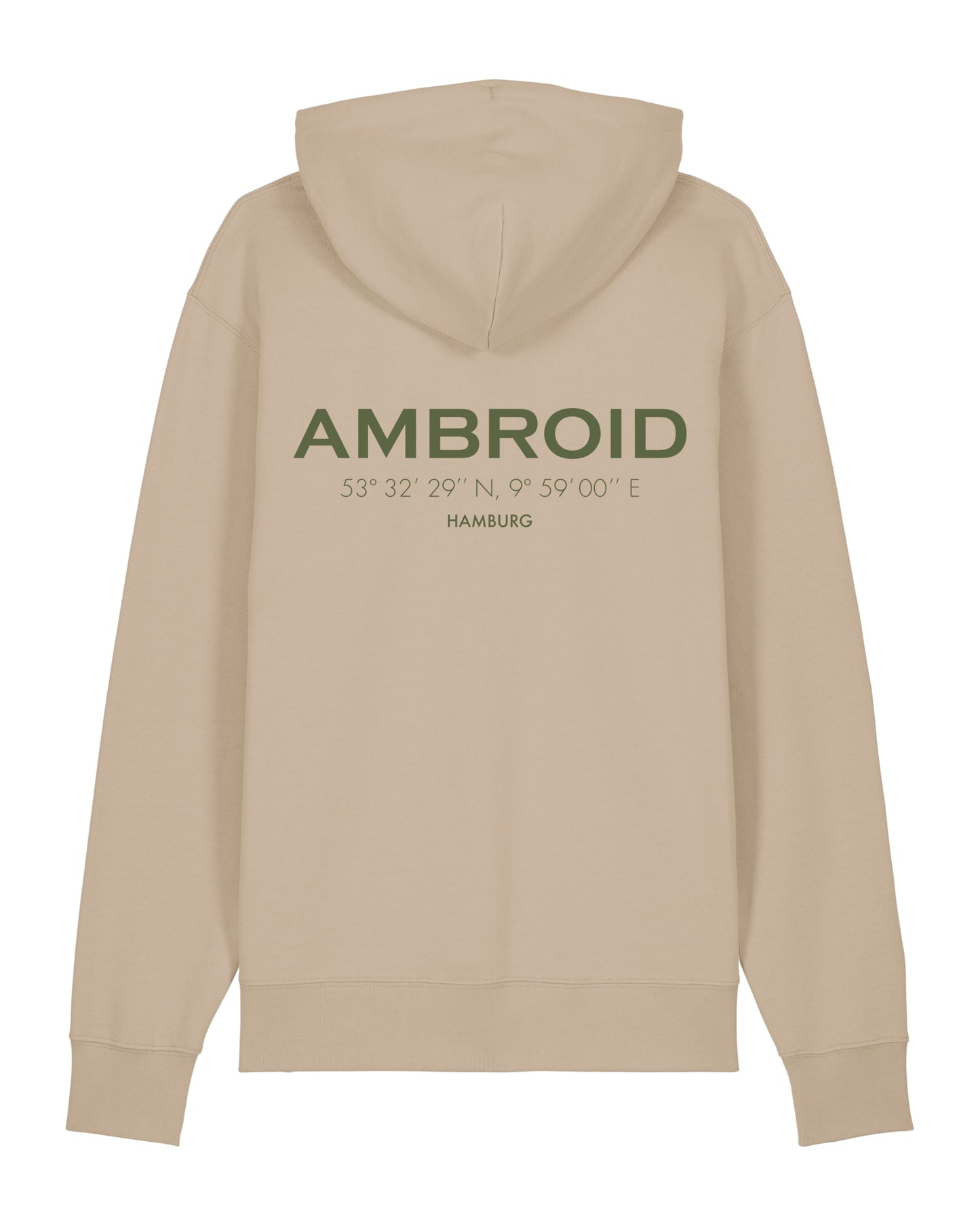 Hoodie Unisex Hamburg Desert / Printcolour selectable