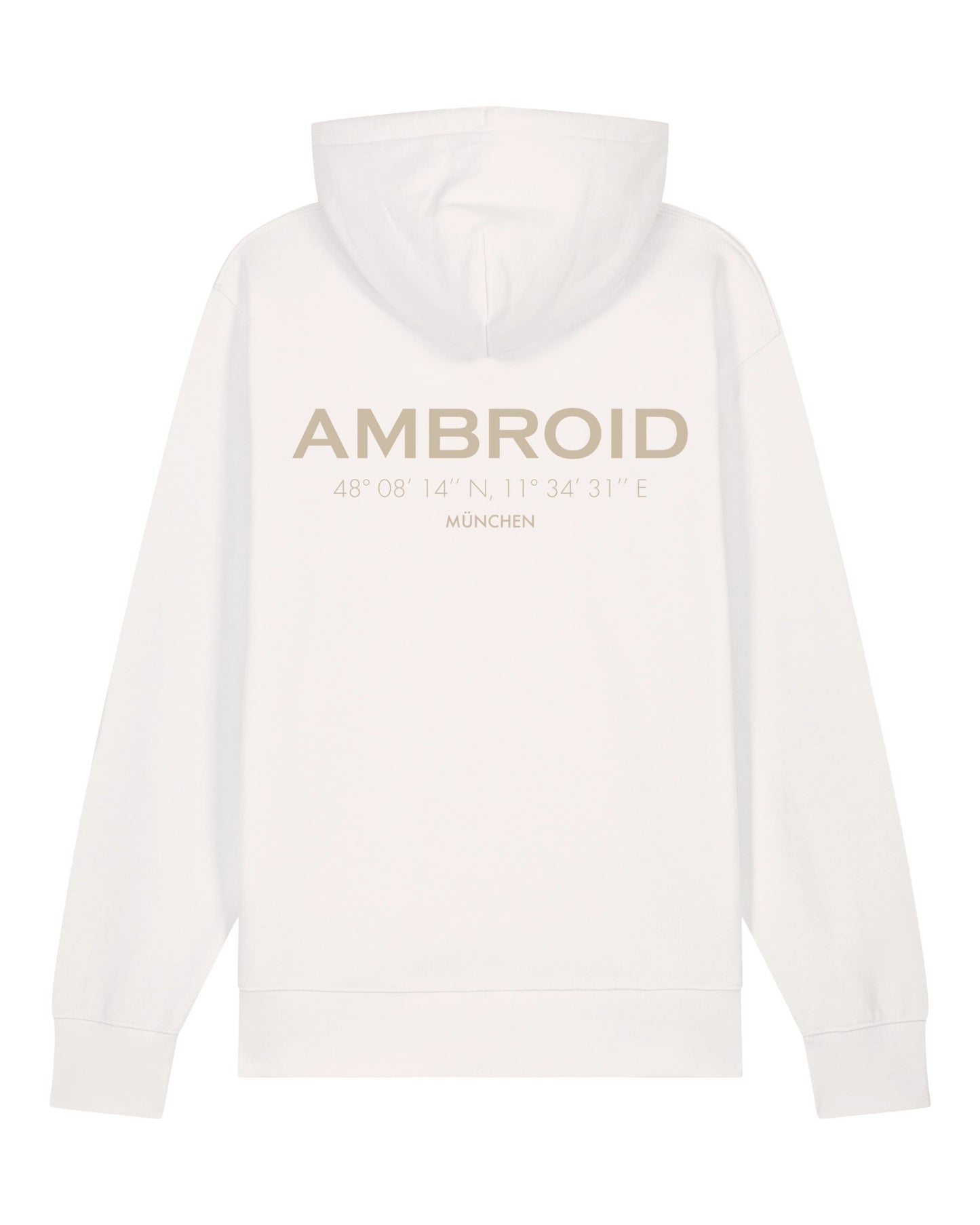 Hoodie Unisex München Off-White / Printcolour selectable