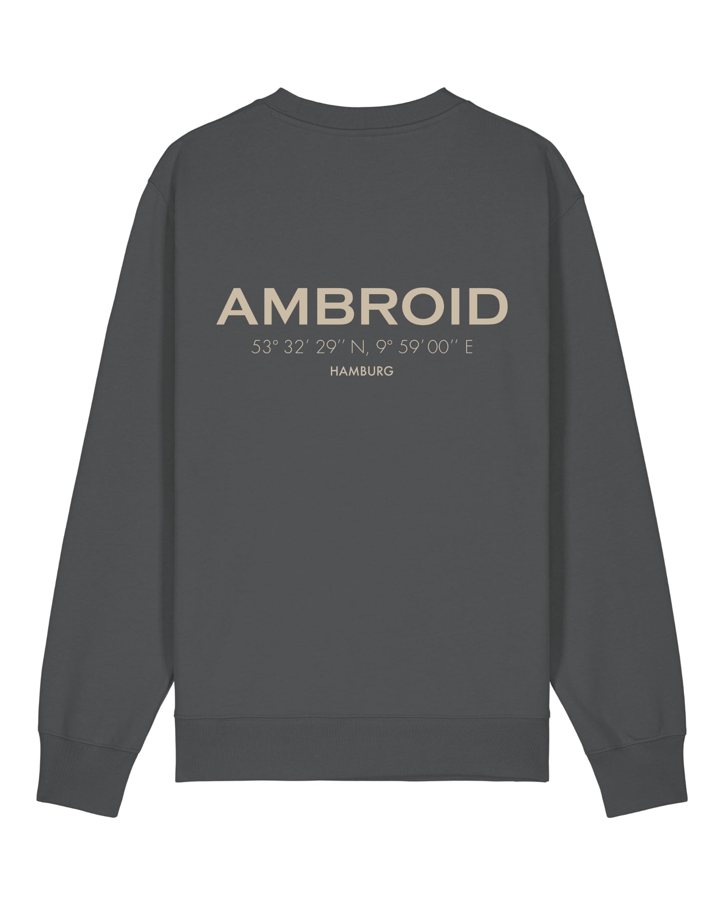 Sweatshirt Unisex Hamburg Anthracite / Printcolour selectable