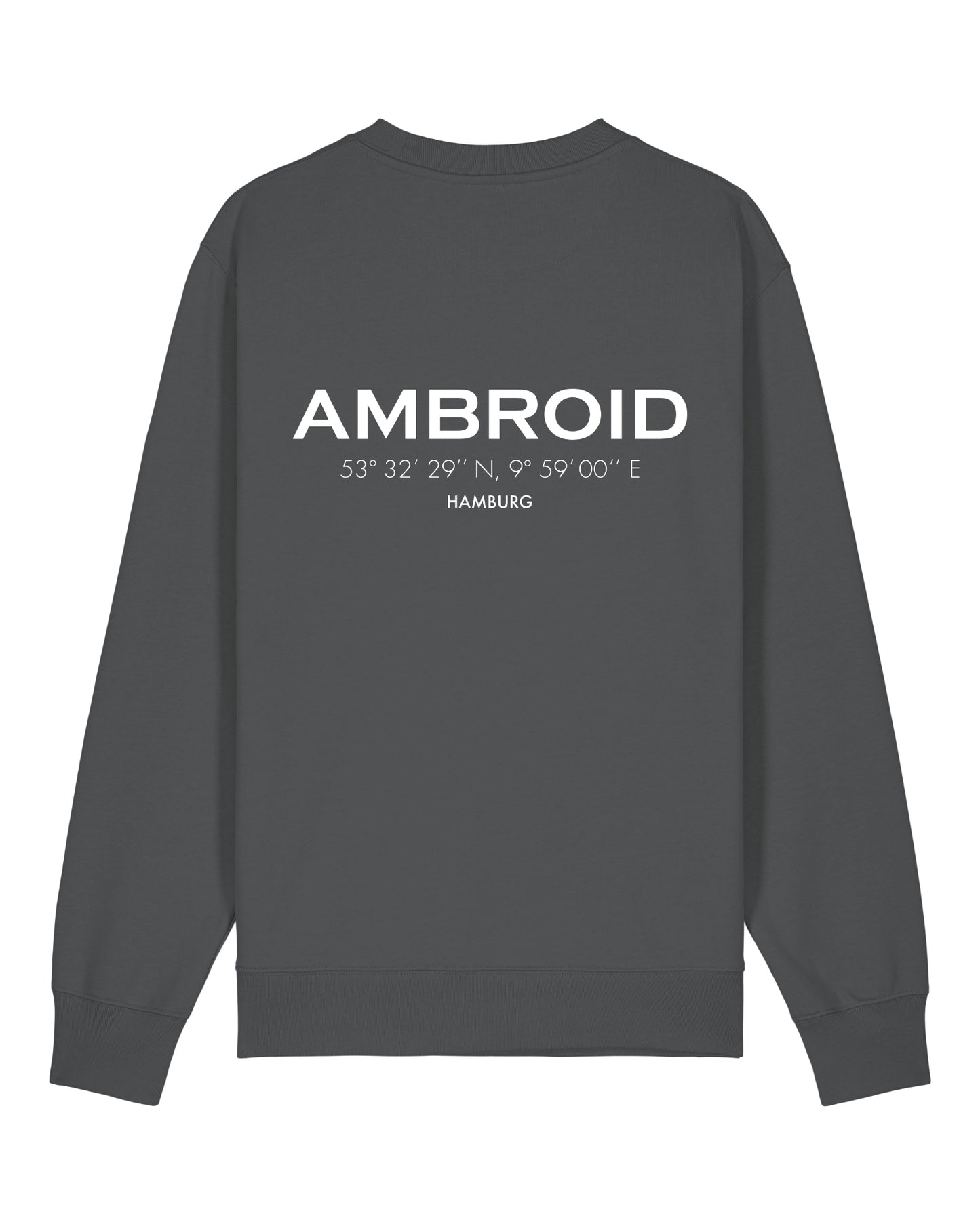 Sweatshirt Unisex Hamburg Anthracite / Printcolour selectable