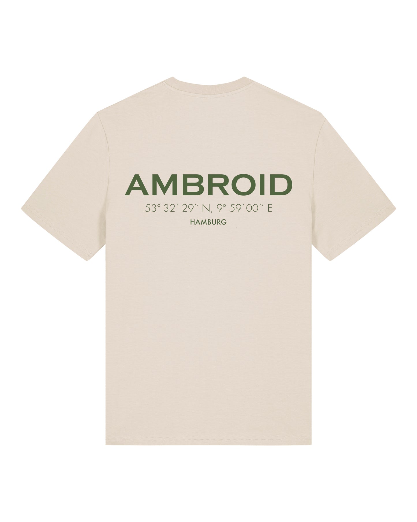 T-Shirt Unisex Hamburg Sand / Printcolour selectable