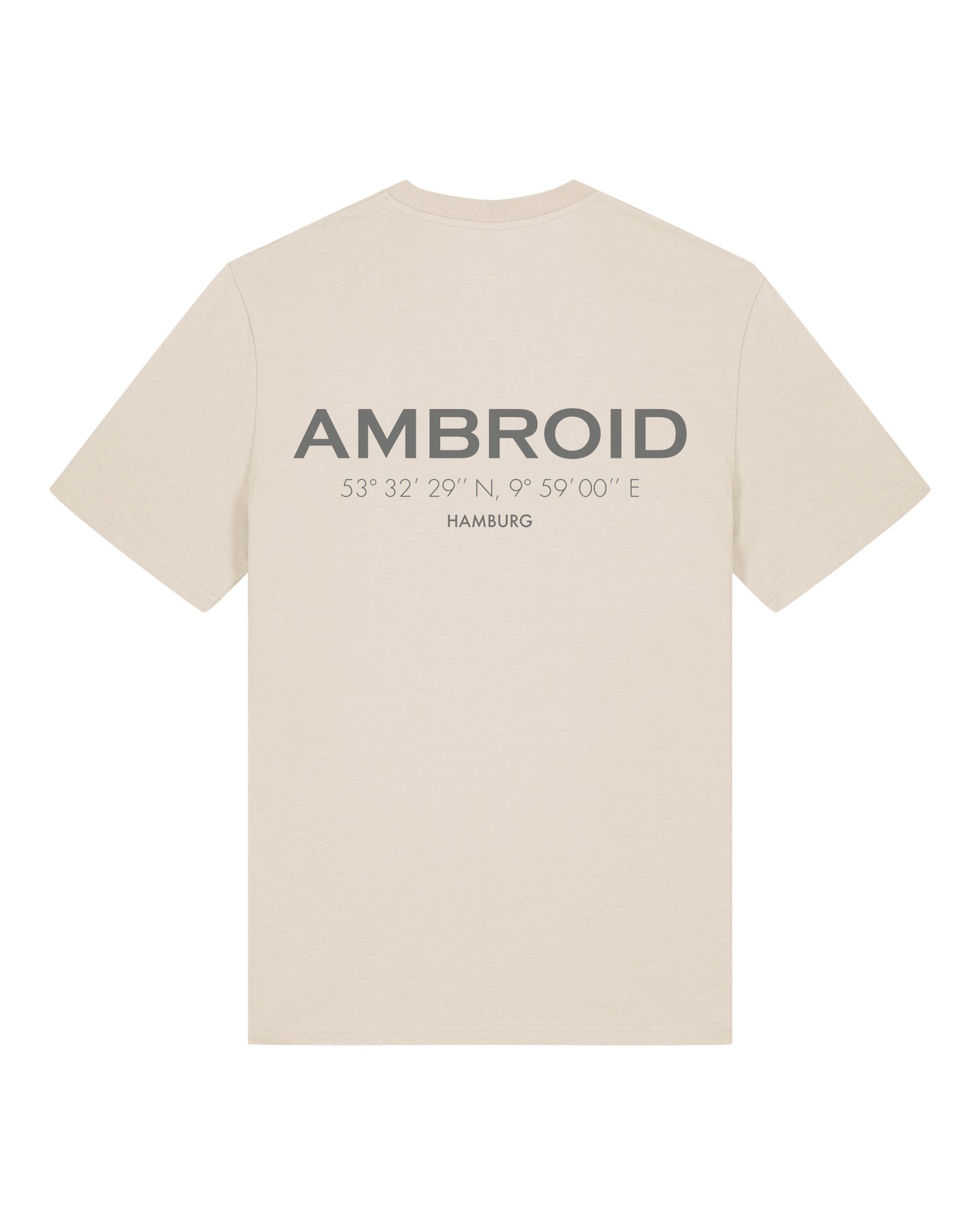 T-Shirt Unisex Hamburg Sand / Printcolour selectable