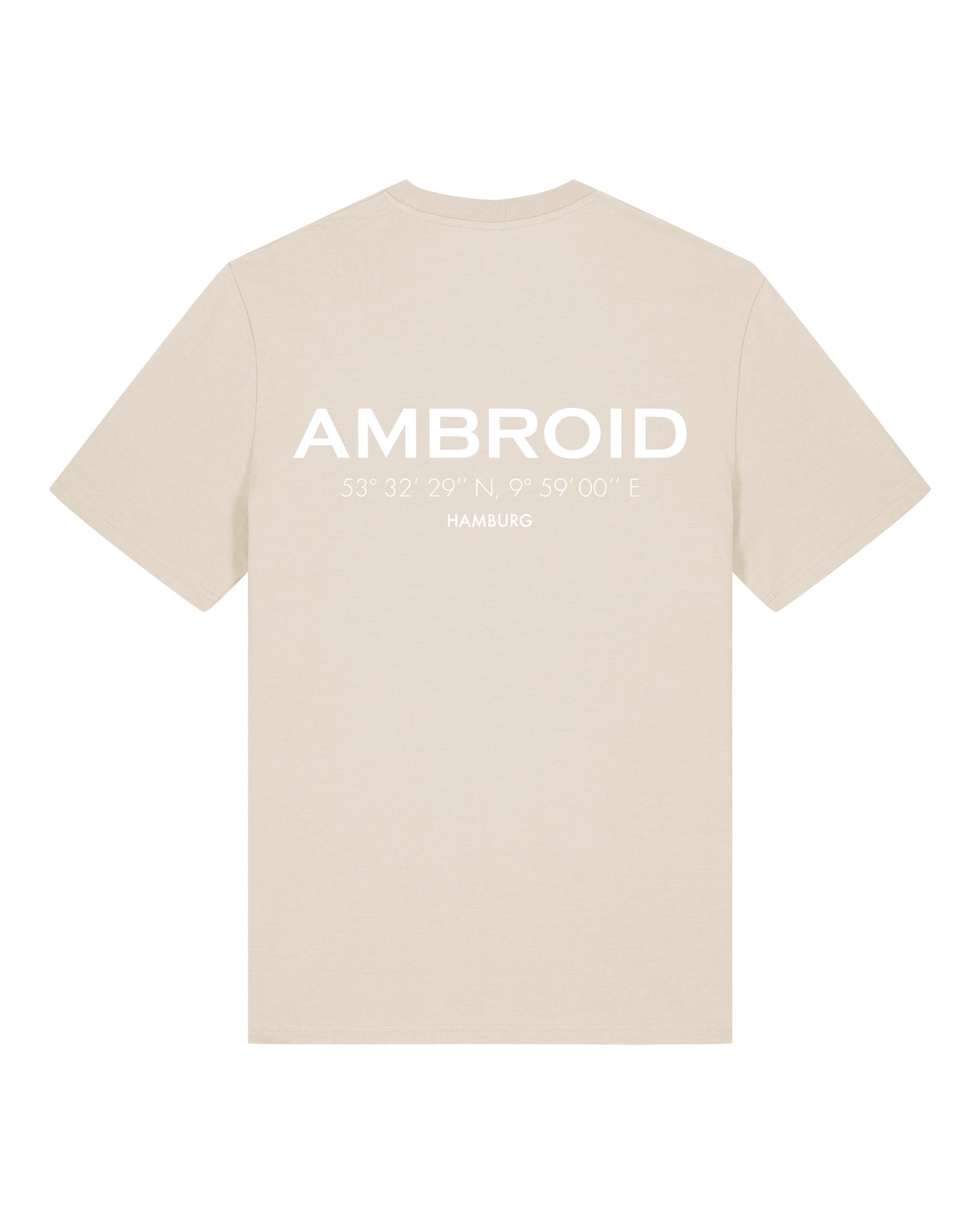 T-Shirt Unisex Hamburg Sand / Printcolour selectable