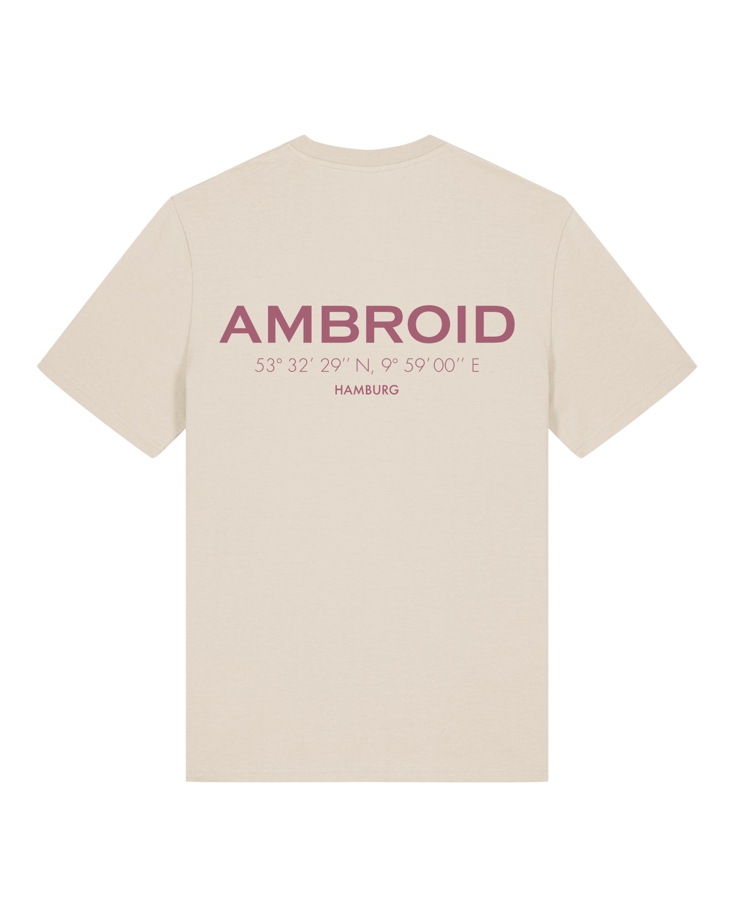 T-Shirt Unisex Hamburg Sand / Printcolour selectable